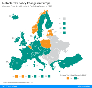 2018 European tax policy changes