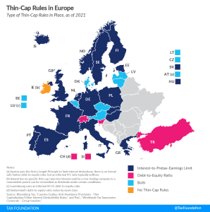 2021 Thin-Cap rules, 2021 thin-capitalization rules in Europe to discourage international debt shifting